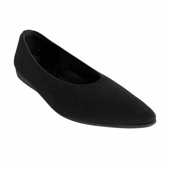 Vivaia Flats Size 42 US 10.5M Black Point-toe Slip-on Washable Travel - Picture 1 of 13